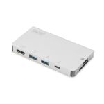 Digitus USB Type-Câ„¢ Multiport Travel Dock, 6 Port