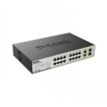 D-Link DES-1018MP network switch Unmanaged Fast Ethernet (10/100) Black Power over Ethernet (PoE)