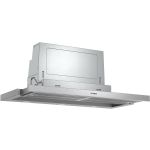 Bosch Serie 4 DFS097A51B cooker hood Semi built-in (pull out) Silver 397 m³/h