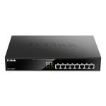 D-Link DGS-1008MP network switch Unmanaged Gigabit Ethernet (10/100/1000) Black 1U Power over Ethernet (PoE)