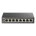 D-Link DGS-1008P/E network switch L2 Black Power over Ethernet (PoE)