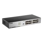D-Link 16-Port 10/100/1000 Rackmountable Switch Unmanaged