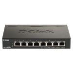 D-Link DGS 1100-08PV2 - Switch - smart - 8 x 10/100/1000 (PoE) - desktop - PoE (64 W)