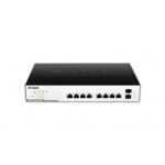 D-Link DGS-1100-10MPP network switch Managed Gigabit Ethernet (10/100/1000) Black,Grey Power over Ethernet (PoE)
