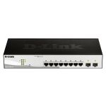 D-Link DGS-1210-10 network switch Managed L2 Gigabit Ethernet (10/100/1000) Black,Grey 1U