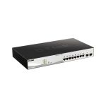 D-Link DGS-1210-10MP network switch Managed L2/L3 Gigabit Ethernet (10/100/1000) Black Power over Ethernet (PoE)