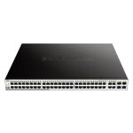 D-Link DGS-1210-52MP network switch Managed L2 Gigabit Ethernet (10/100/1000) Black 1U Power over Ethernet (PoE)