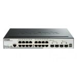 D-Link DGS-1510 Managed L3 Gigabit Ethernet (10/100/1000) Black Power over Ethernet (PoE)