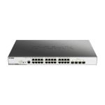 D-Link DGS-3000-28XMP network switch Managed L2 Gigabit Ethernet (10/100/1000) Black 1U Power over E