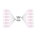 Digitus Pre-assembled Fiberglass Universal Breakout Cable, Multi Mode OM4, 12 Fibers, LC/UPC - LC/UPC