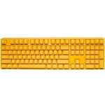 Ducky One 3 keyboard USB UK International Yellow