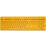 Ducky One 3 keyboard USB UK International Yellow