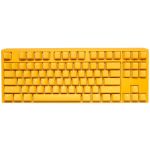 Ducky One3 Yellow TKL keyboard USB UK International