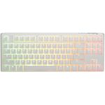 Ducky One3 Pure White TKL keyboard USB UK English
