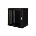 Digitus DN-19 12-U-SW rack cabinet 12U Wall mounted rack Black