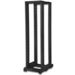 Digitus DN-19 42U-D-SW rack cabinet Freestanding rack Black