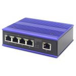 Digitus 4 port Fast Ethernet network switch, industrial, unmanaged, 1 RJ45 uplink