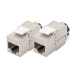 Digitus CAT 6A Keystone Jack, shielded, 2 pcs.