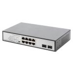 Digitus 8-Port Gigabit Switch 8xRJ45 (6xPoE)+ 2G SFP 180W