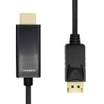 ProXtend DisplayPort Cable 1.2 to HDMI 60Hz 2M