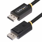 StarTech.com 2m DisplayPort 2.1 Cable, VESA Certified DP40 DisplayPort Cable w/UHBR10/HDR/HDCP 2.2, 