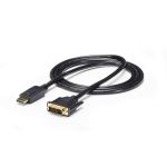StarTech.com 6ft (1.8m) DisplayPort to DVI Cable - 1080p Video - DisplayPort to DVI Adapter Cable - DP to DVI-D Converter Single Link - DP to DVI Monitor Cable - Latching DP Connector