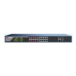 Hikvision DS-3E1318P-E network switch Managed L2 Fast Ethernet (10/100) Black Power over Ethernet (PoE)