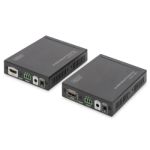 Digitus DS-55504 AV extender AV transmitter & receiver Black