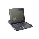 Digitus Modular console with 17" TFT (43,2cm), 16-port. Cat.5 KVM & Touchpad, swiss keyboard