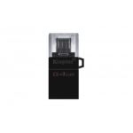 Kingston Technology DataTraveler microDuo3 G2 USB flash drive 64 GB USB Type-A / Micro-USB 3.2 Gen 1 (3.1 Gen 1) Black