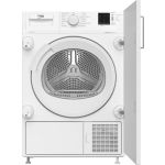 Beko DTIKP81131W 8kg Integrated Heat Pump Tumble Dryer with Sensor Drying Programmes