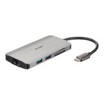 D-Link DUB-M810 notebook dock/port replicator Wired Thunderbolt 3 Silver