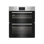 Indesit Electric Built Under Double Oven - Stainless Steel