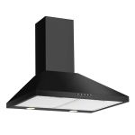 CDA 70cm Chimney Hood - Black Built-under C 498 m³/h