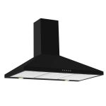 CDA 90cm Chimney Hood - Black Built-in C 468 m³/h