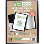 Eco Eco A5 50% Recycled 20 Pocket Presentation Display Book - Single