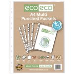 Eco Eco A4 Bag 100 Multi Punched Pockets