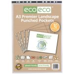 Eco Eco A3 Bag 10 Landscape Punched Pockets