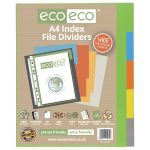 Eco Eco A4 Set 5 Wide Index File Dividers