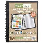 Eco Eco A4 20 pocket Spiral display book