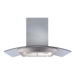 CDA ECPK91SS cooker hood Wall-mounted Stainless steel 387 m³/h