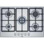 Siemens iQ300 EG7B5QB90 hob Stainless steel Built-in 75 cm Gas 5 zone(s)