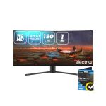 electriQ -eiQ-34SUWD180FSHQ 34" WQHD QLED 180Hz Curved Gaming Monitor