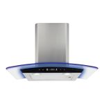 CDA EKP60SS cooker hood Wall-mounted Stainless steel 336 m³/h