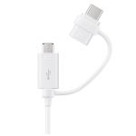 Samsung EP-DG930 USB cable 1.5 m 2.0/3.2 Gen 1 (3.1 Gen 1) USB A USB C/Micro-USB B White