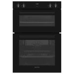 electriQ Built-In Electric Double Oven - Black