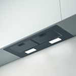 Elica ERA-LUX-BLK-80 cooker hood Built-in Black 370 m³/h