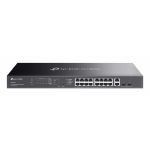 TP-Link Omada ES220GMP network switch Managed L2 Gigabit Ethernet (10/100/1000) Power over Ethernet (PoE) Black