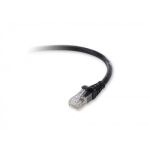Belkin Cat. 6a Patch Cable, RJ-45 Male, RJ-45 Male, 3ft, Black networking cable 0.9 m