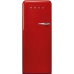 Smeg FAB28LRD5UK combi-fridge Freestanding 270 L D Red